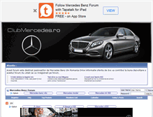 Tablet Screenshot of clubmercedes.ro